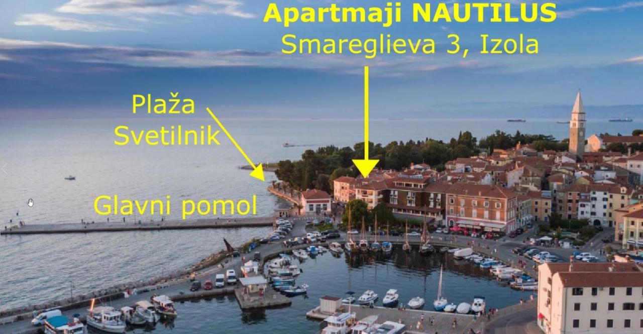 Apartments Nautilus, Nearby Beach Svetilnik Izola Exterior foto